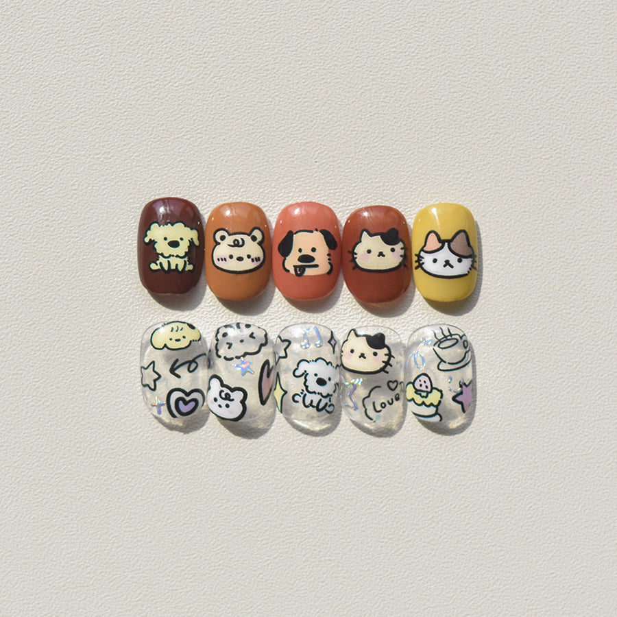 Holographic Daily Life Collection: "Cute Holographic Daily Items" – 3D Embossed Nail Sticker