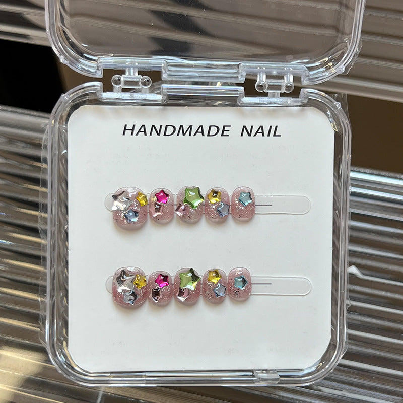 Cute Cartoon Kids Press On Nails Collection