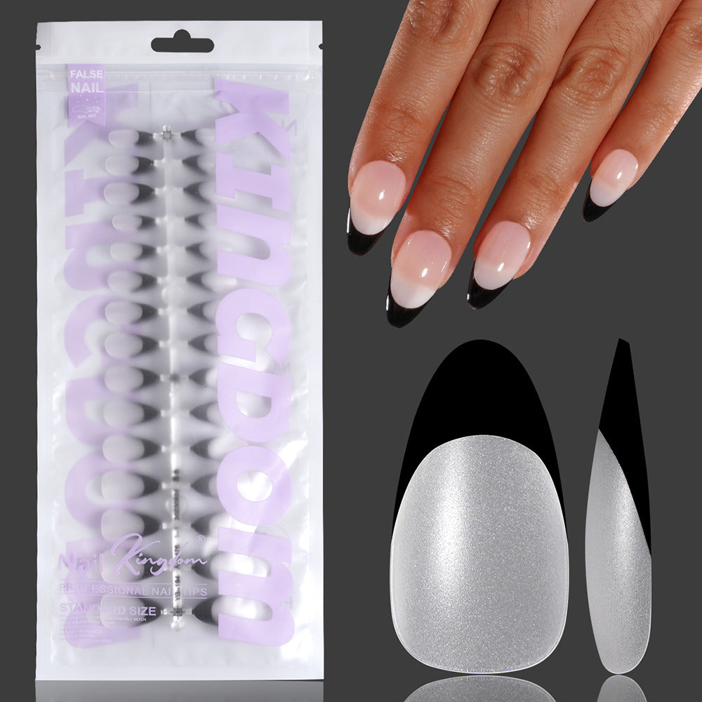 Nail Tips hot-selling nail pieces Frosted French, no-carving and grinding nail patches Prefabricated nail 120 pieces False nail wholesale