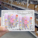 Pastel Ice Cream Candy Cute Press On Nails