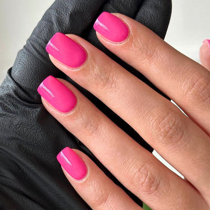 Classic solid color  color s red short square manicure  wholesale｜365nails