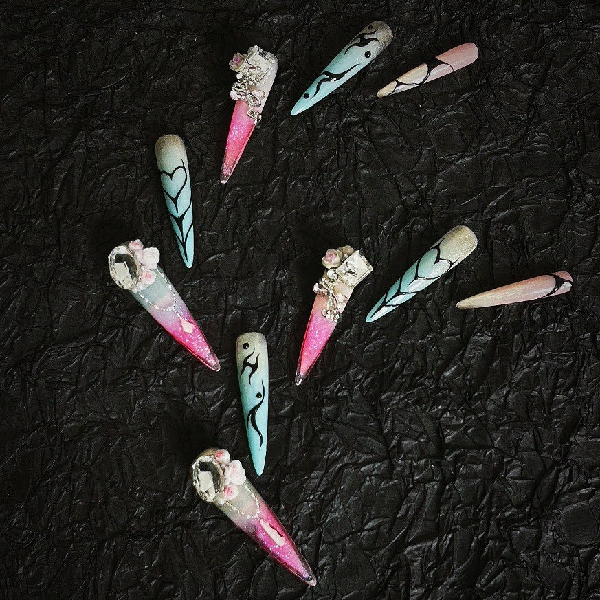 The Art Edit · Mint Heart Flare