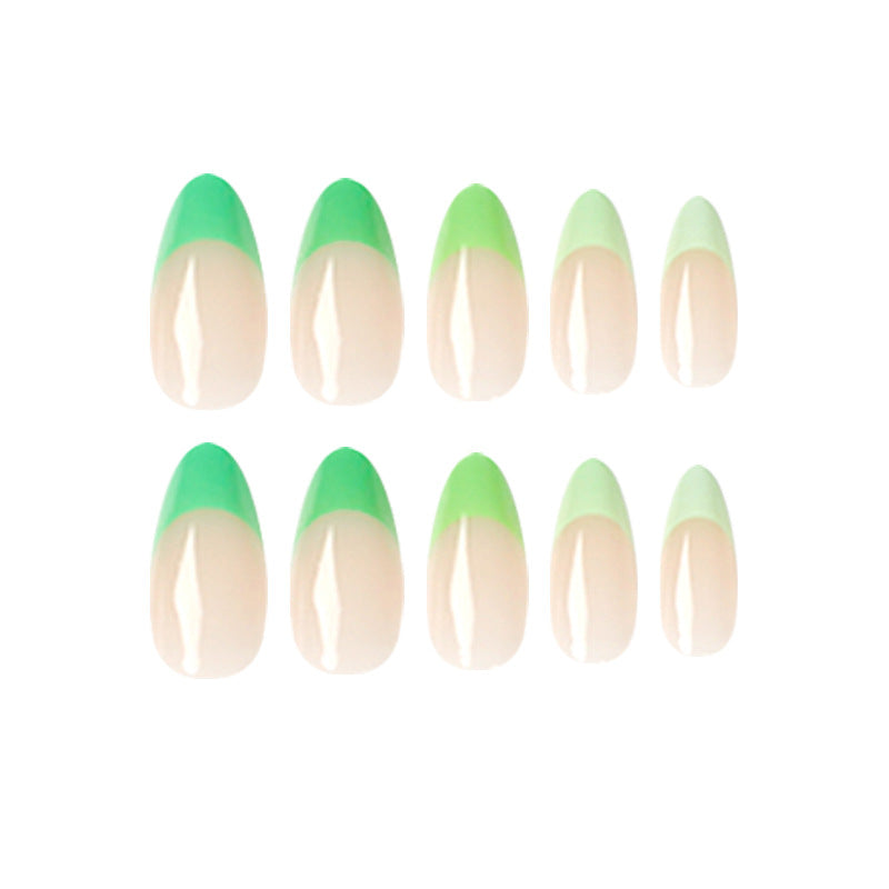 Green French Press onable Nail  Nail  Nail  Removable Nail｜365nails