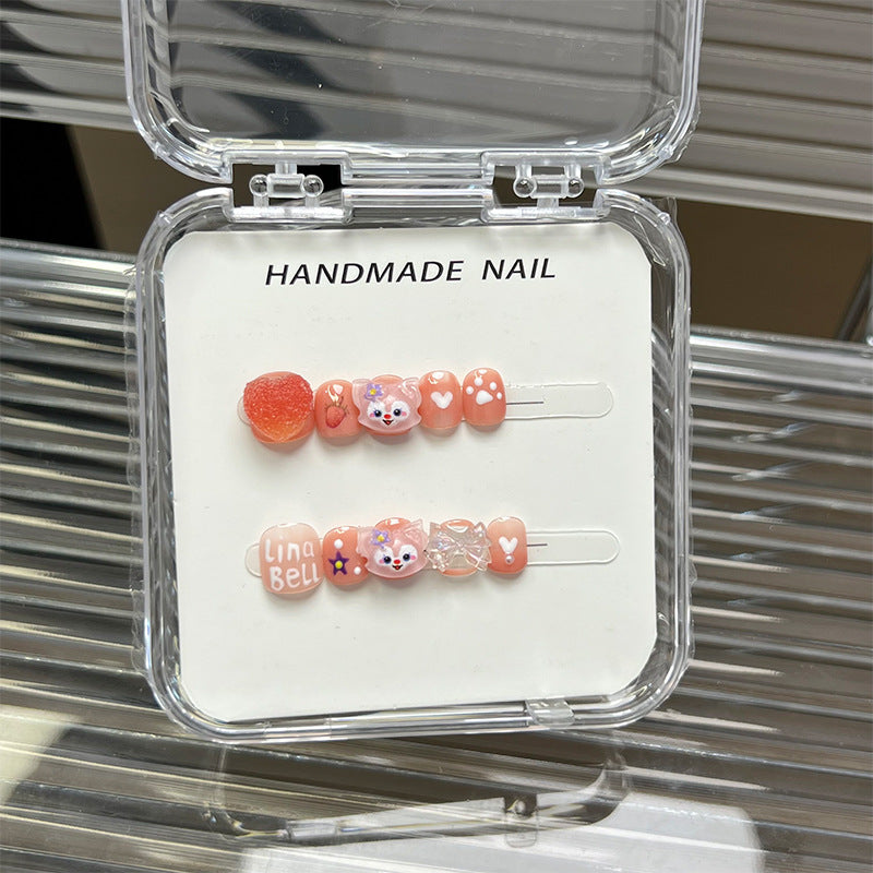 Sweet Cartoon Candy Kids Press On Nails Assorted Set