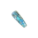 [Cold Rose] Cold Black Rose Four Fingers Quicksand Handmade Nail Wear Aurora Powder French Flow Hemp Nail Art