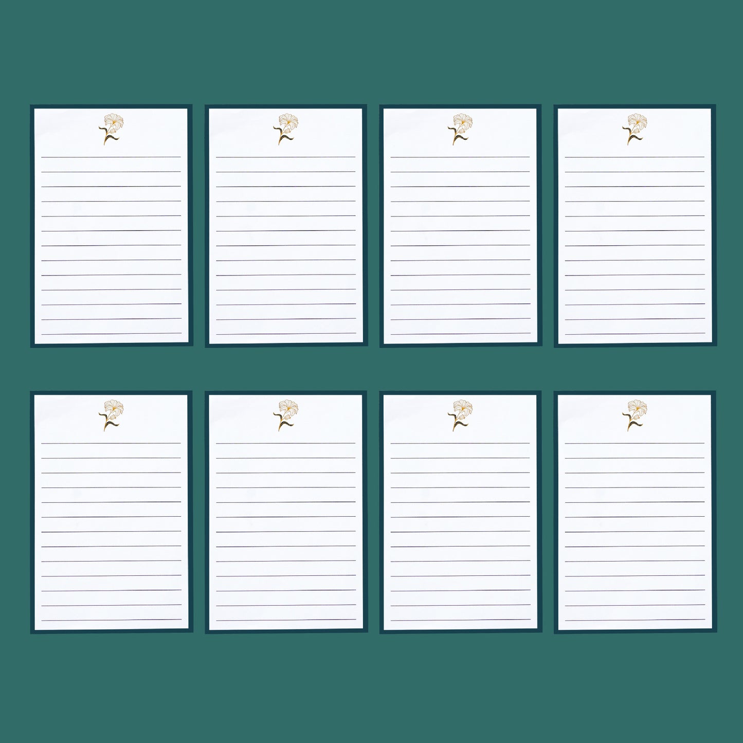 Romantic Blush Pink Envelope With Floral Wax Seal (MOQ=7)