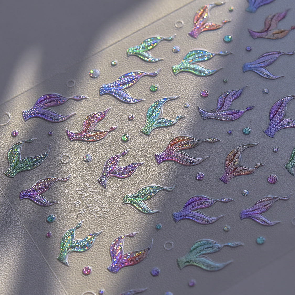 365nails: "Iridescent Jelly Mermaid Tail" – nail art stickers