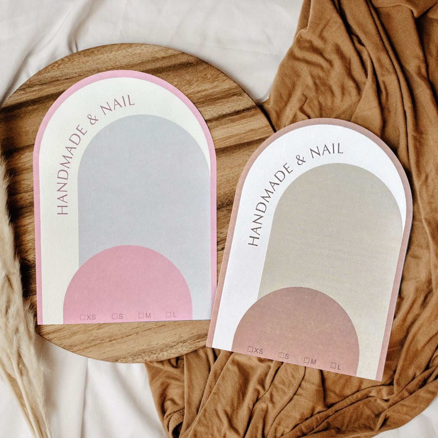 Arch Shape Display Cards for Handmade Press On Nails (MOQ=50)