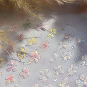 365nails: "Holographic Crystal Sakura" – Nail Art Stickers