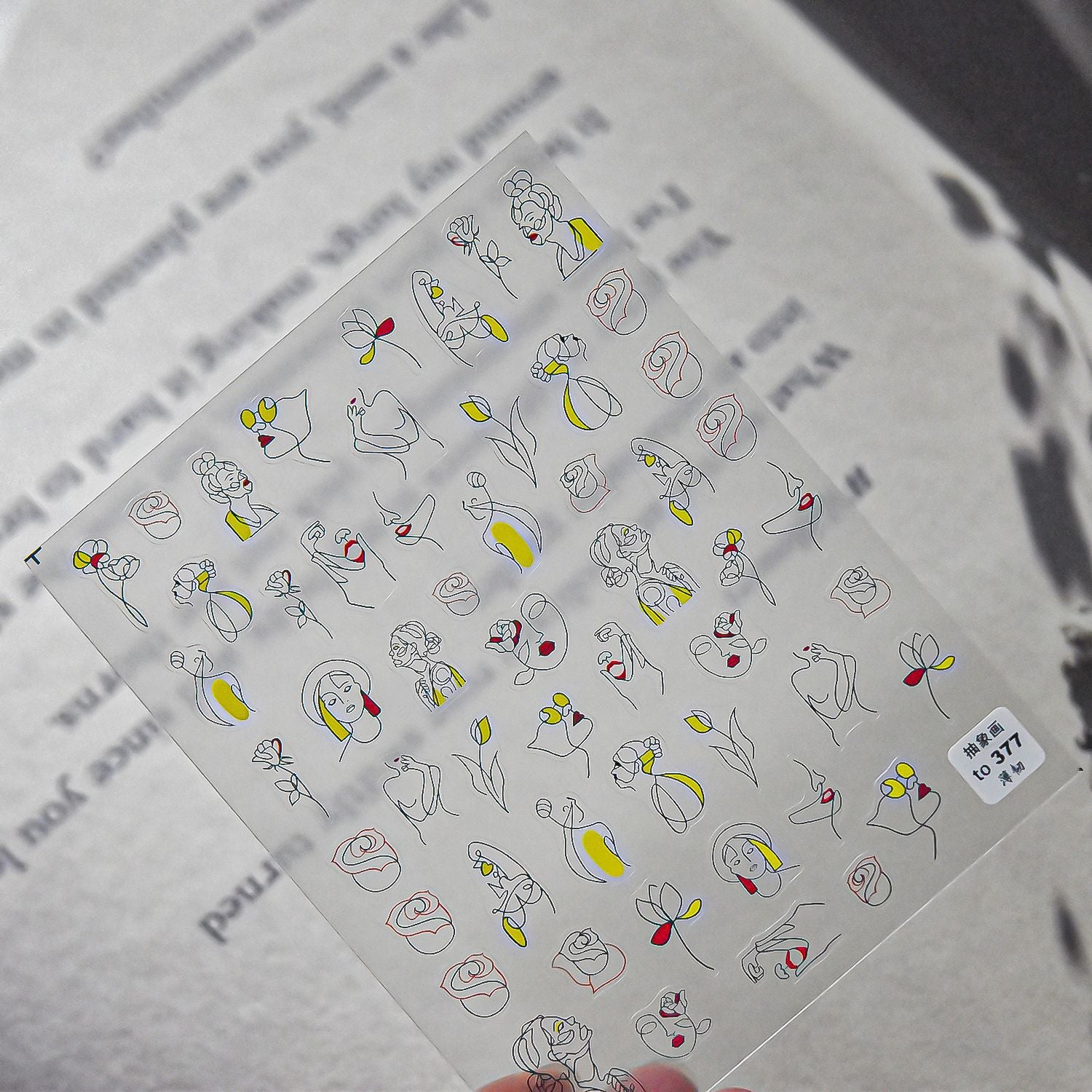 Vintage Monogram Buttons: "Retro Letter Button" – 5D Embossed Nail Sticker