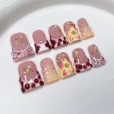 Sunset Petal Series Press-On Nails