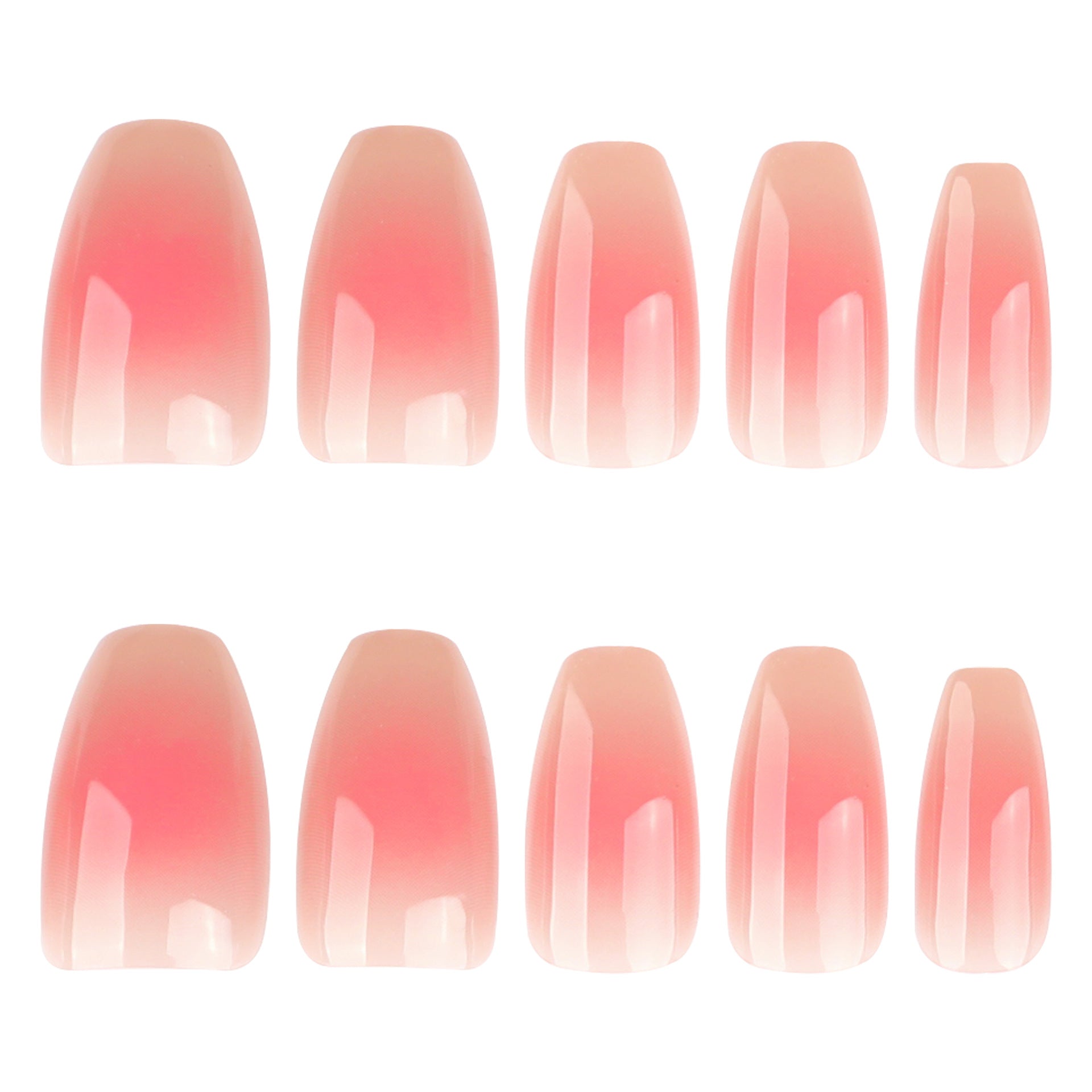 Soft Nude Gradient Daily Press On Nails