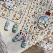 Miiichan Vintage Tea Party – 5D Embossed Cute Accent Set