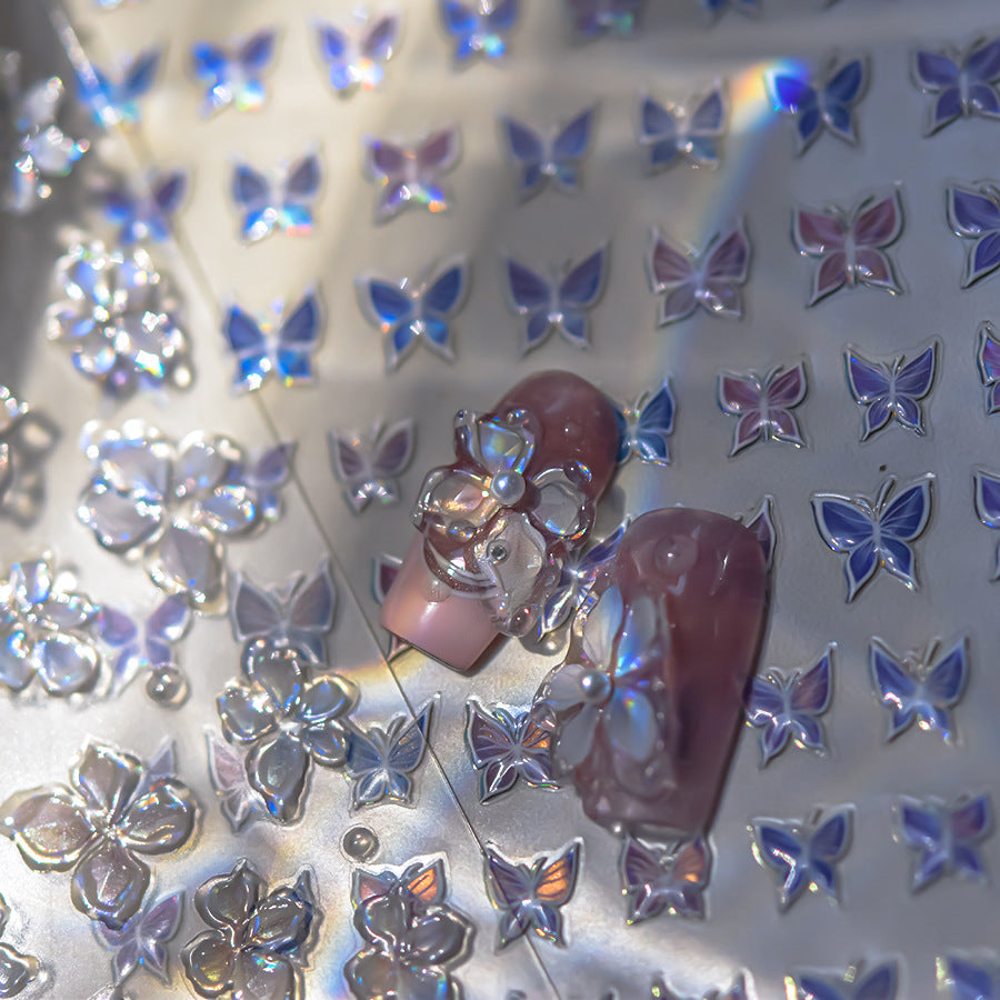 Holographic Crystal Flower – Dreamy Fairy Nail Art Set