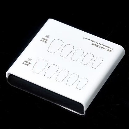 High-end transparent acrylic press on nails storage box wholesale