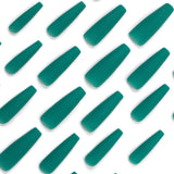 New solid color green wearing nail extra long ballet whitening nail nail piece  fake nail patch factory wholesale｜365nails