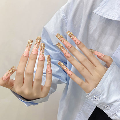 Pure handmade press on nails   nail art fake nails beauty | 365nails