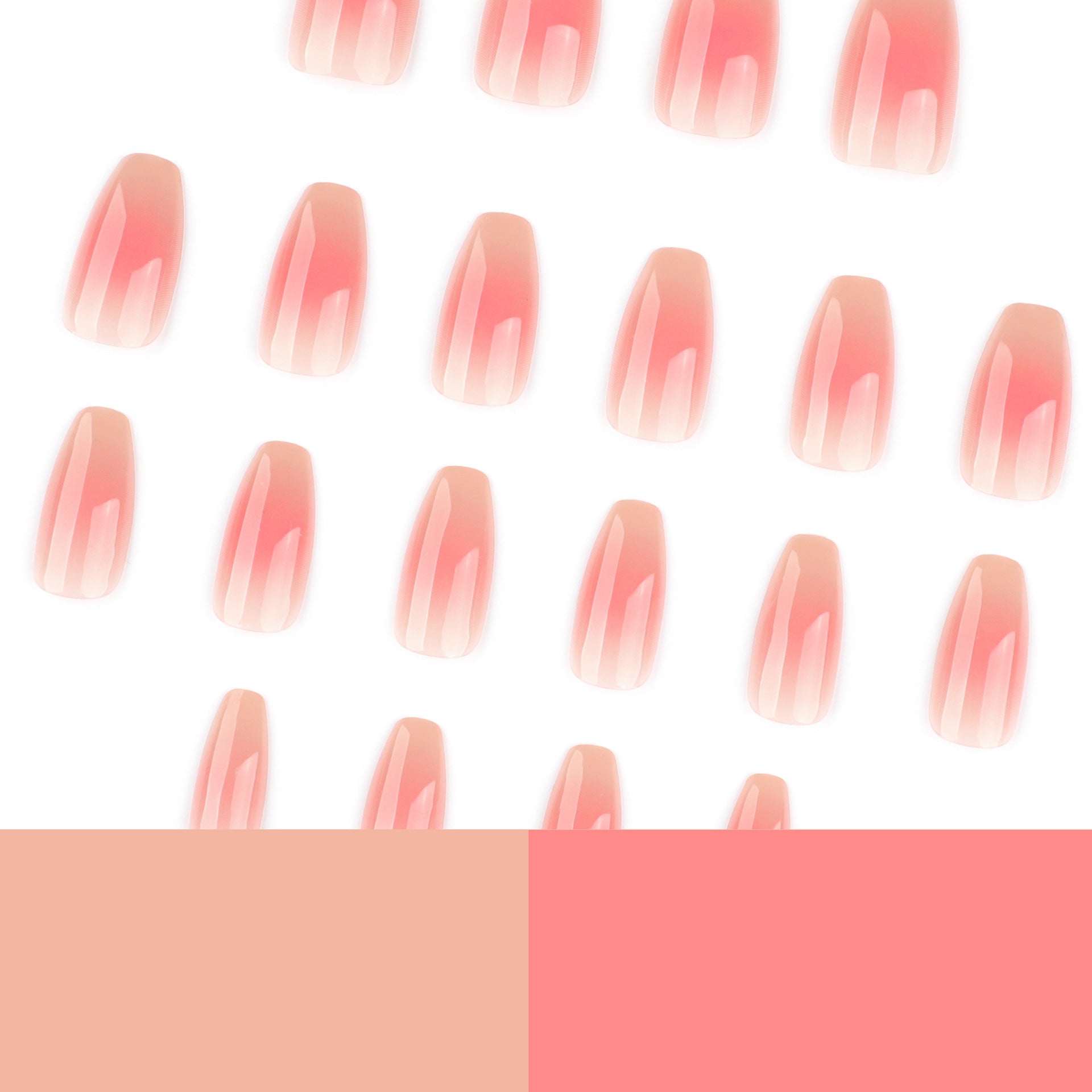Soft Nude Gradient Daily Press On Nails