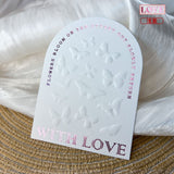 Embossed Gold Cotton Display Cards for Press On Nails (MOQ=50)