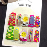 Colorful Candy Duckbill Press On Nails