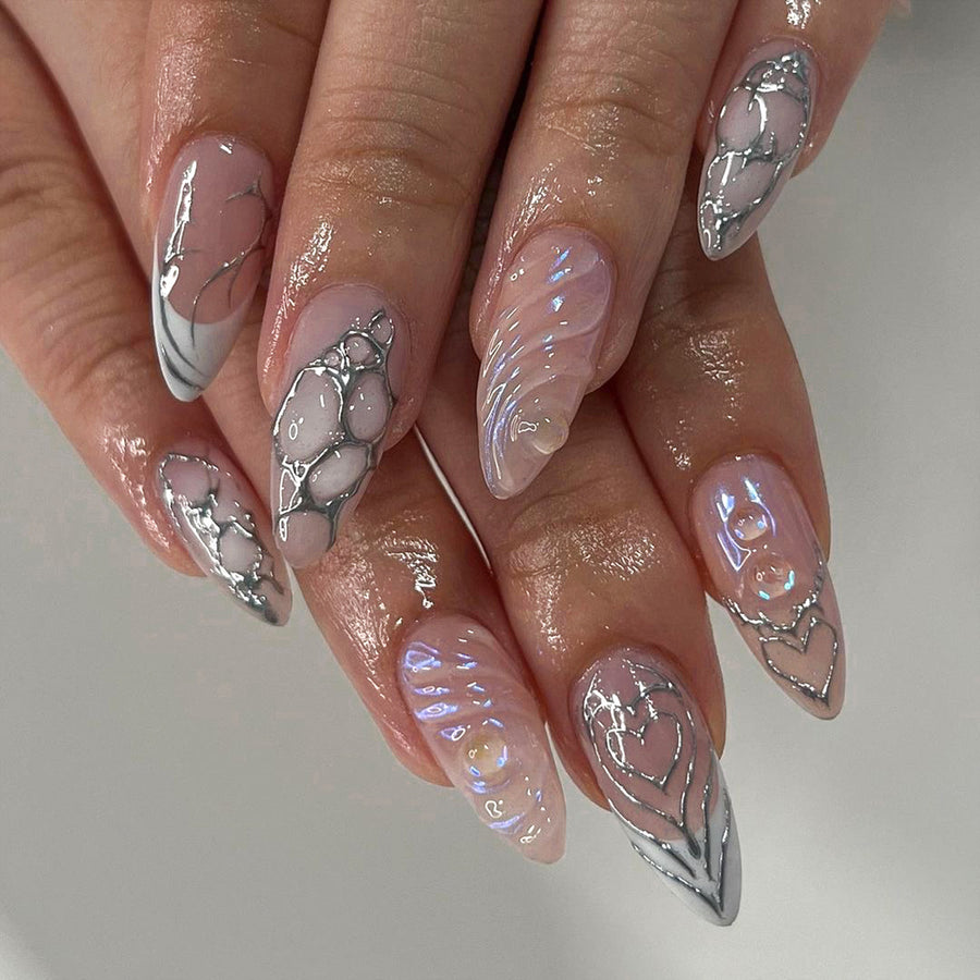 Patch tridimensional de ondulação de água 3D para atacado ｜ 365nails
