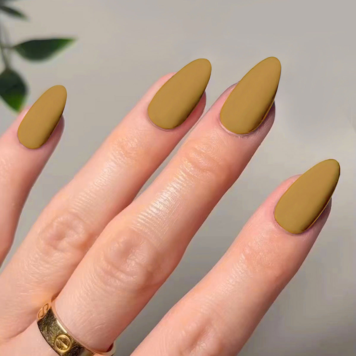 Factory direct sales solid color feel matte nail art wholesale nail art piece finished product press-on nails short nail piece nails｜365nails