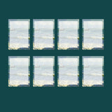 Romantic Blush Pink Envelope With Floral Wax Seal (MOQ=7)