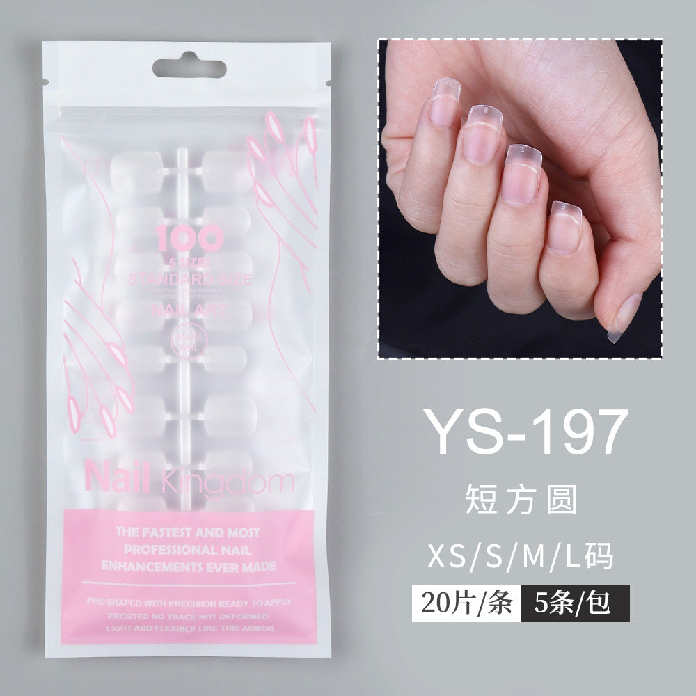365nails 100PCS Matte Nail Tips | 10 Shapes XS/S/M/L Sizes for Press-On Customization