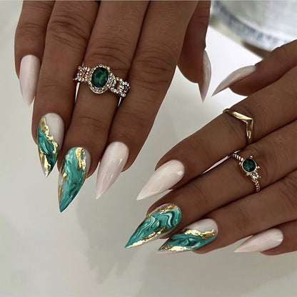 wearable nail art pieces  fake nail nail pieces French wearable nail stickers nail art pieces wholesale｜365nails