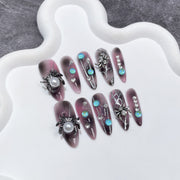 Midnight Web Opal Spider Nail Set