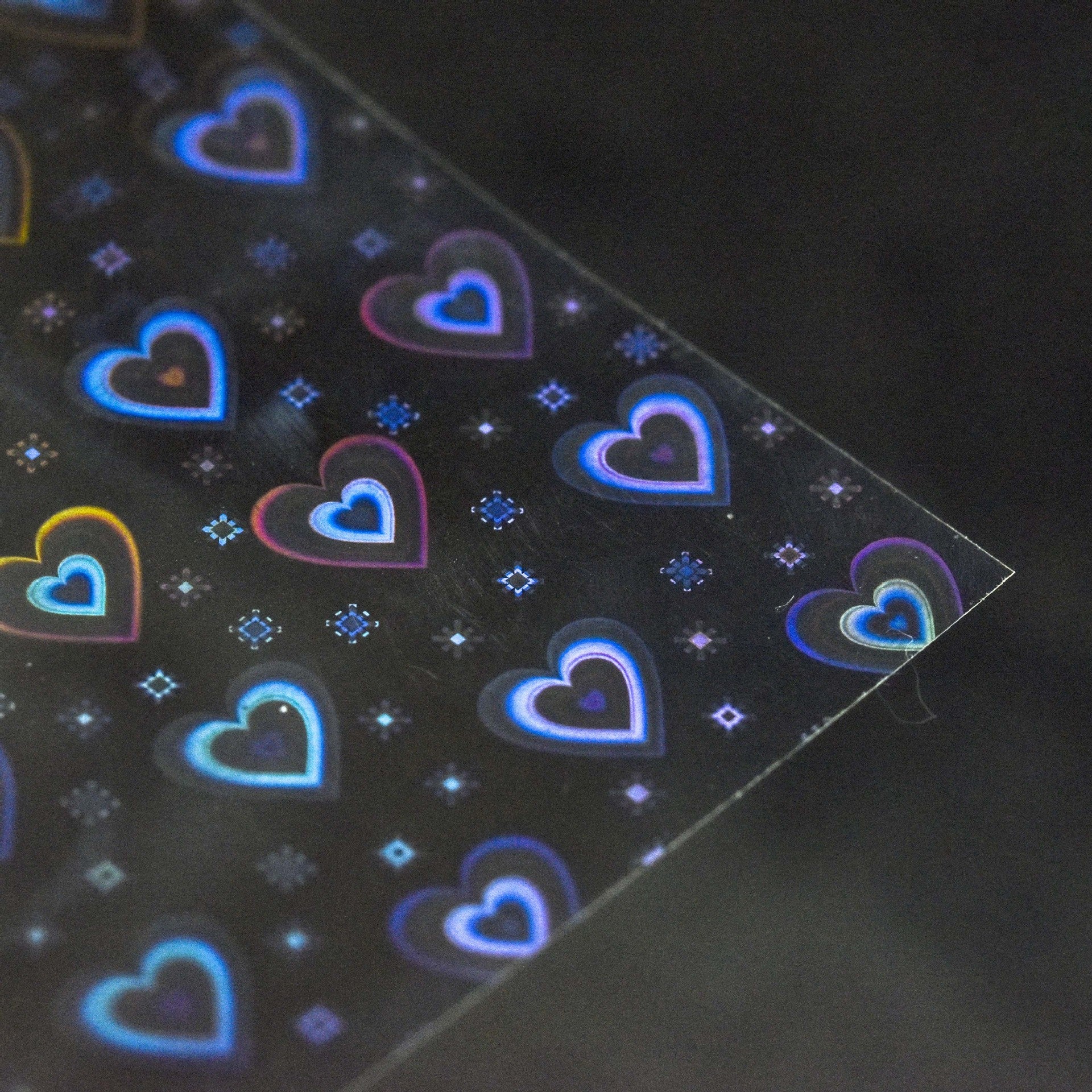 365nails: "Coração Holográfico" – Adesivos para Unhas