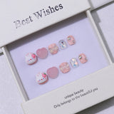 Children's special cute cartoon nail art 3-12 years old girls and children nail art film