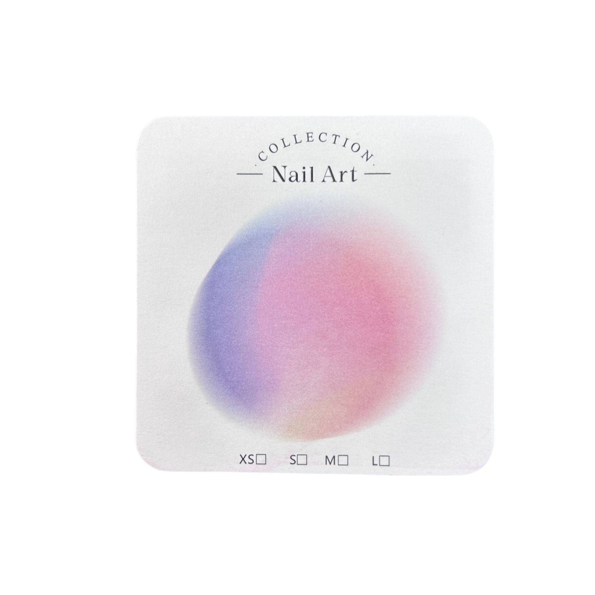 Embossed Cotton Paper Display Cards for Press On Nails (MOQ=50)