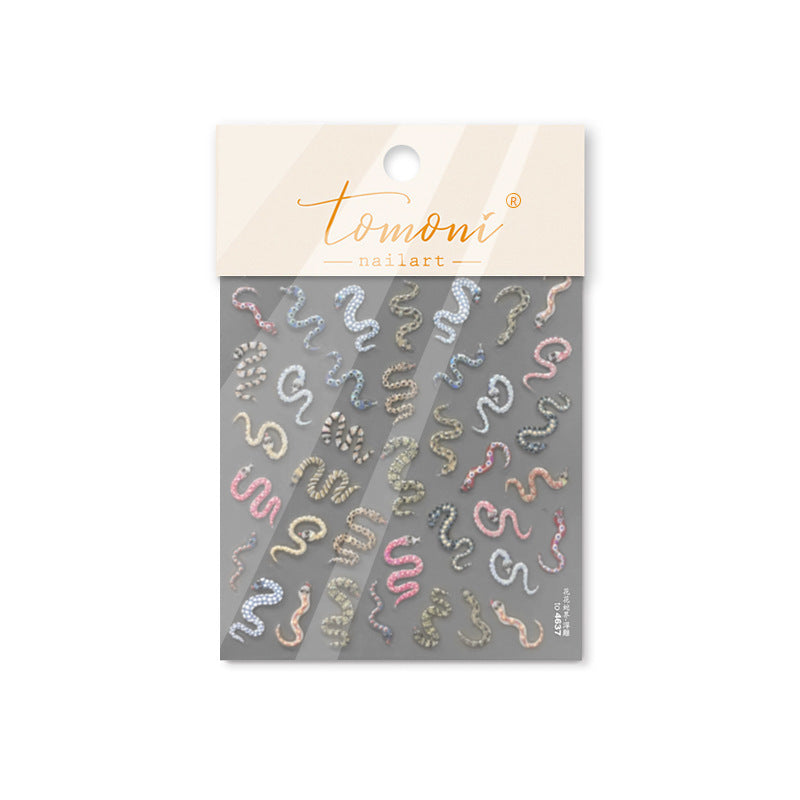365nails: "Colorful Snake" – adesivos para unhas