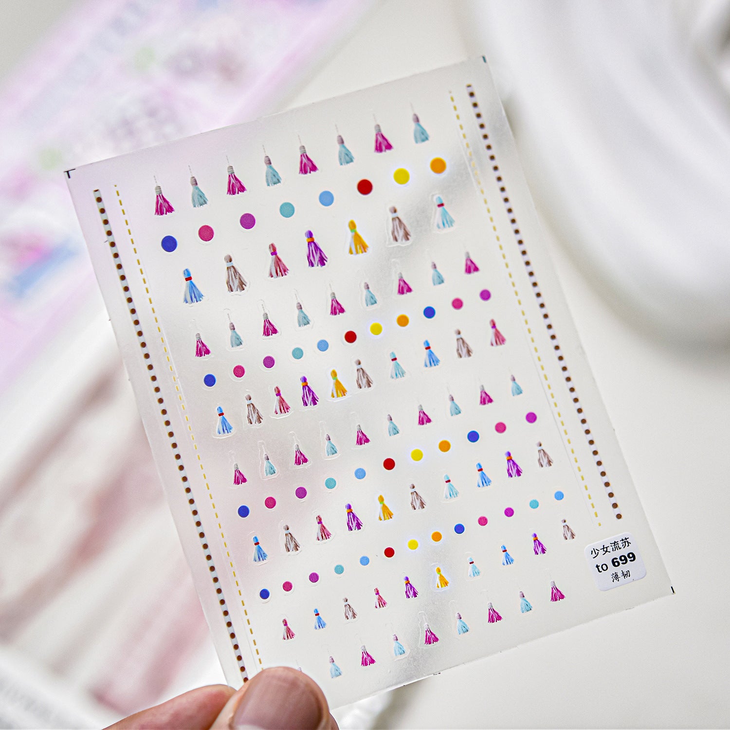 Luxury Teddy Bear: "Big Head Teddy" – 3D Embossed Nail Sticker