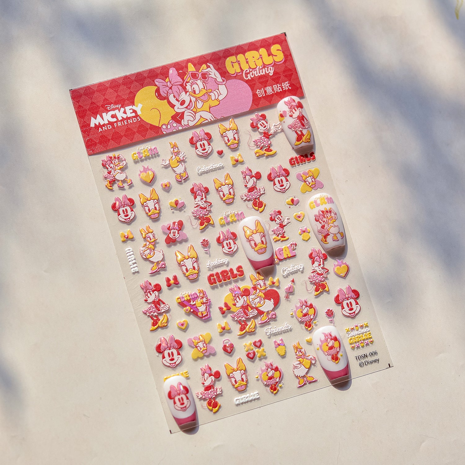 365nails: "Minnie & Daisy Girls" – nail art stickers