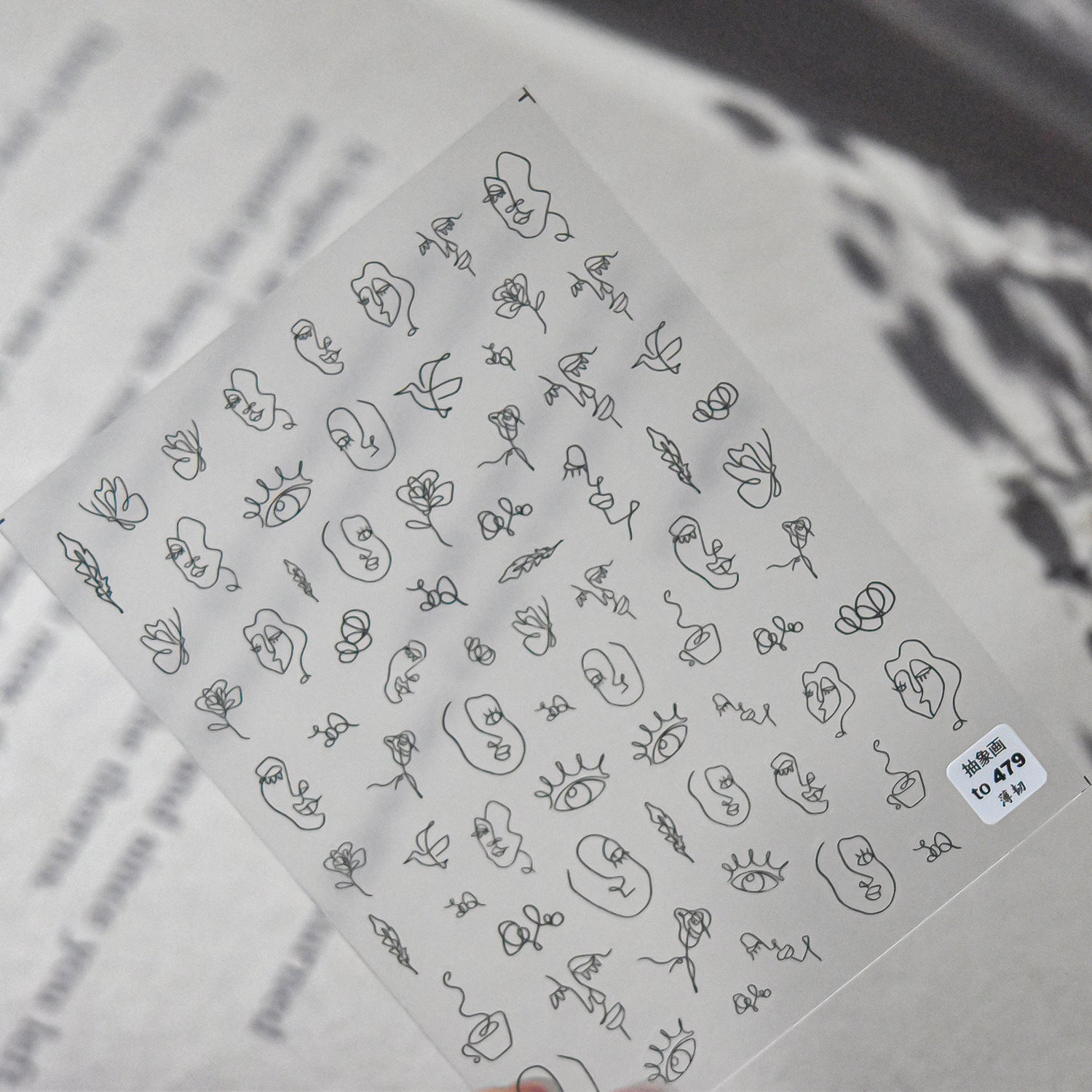 365nails: "monogramme M sceau de cire vintage" – Autocollants pour ongles