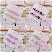 Sanrio 粉彩可愛兒童穿戴甲角色套組