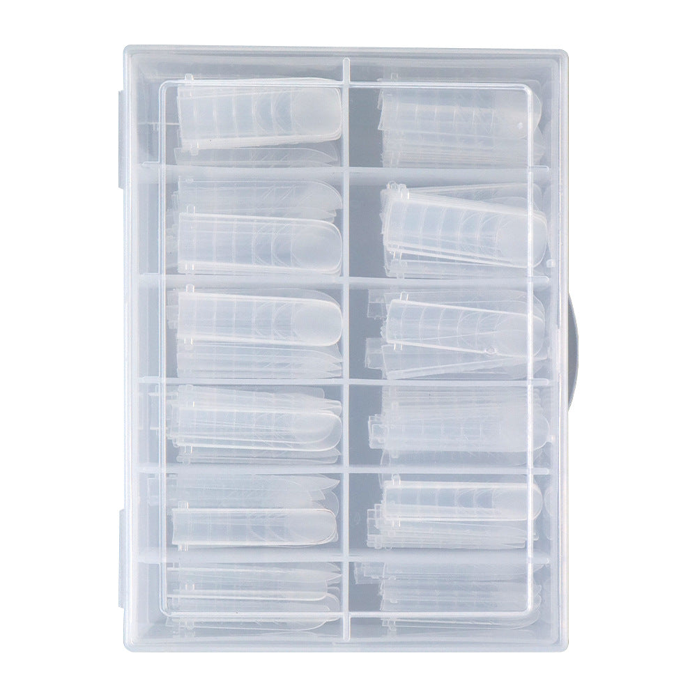 Nail Tips Extension nail mold wholesale, new boxed transparent paperless fast phototherapy nail crystal extension nail mold