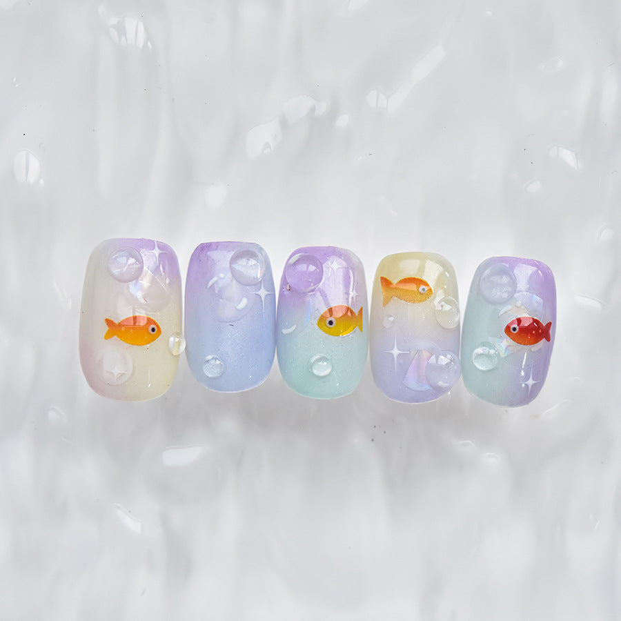 Pearl Shell Goldfish – Lucky Oriental Nail Art Set