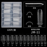 Nail Tips Extension nail mold wholesale, new boxed transparent paperless fast phototherapy nail crystal extension nail mold