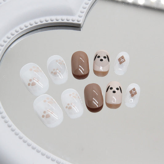 Cute puppy kids nails｜365nails