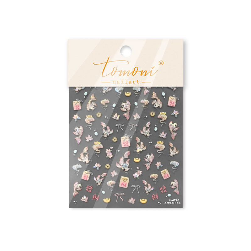 365nails: "Lucky Koi & Fortune" – nail art stickers