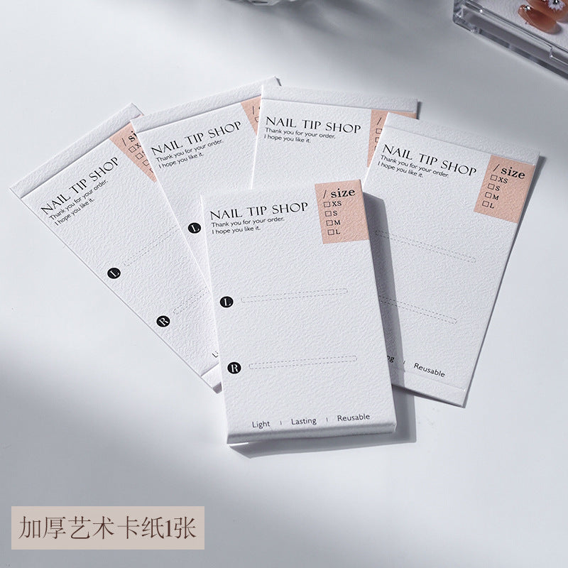Square press on nails storage box wholesale