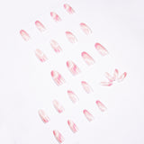 Pop Series Simple Pink White Press on  Finished Fake Nail Nail  Nail  Removable Nail｜365nails