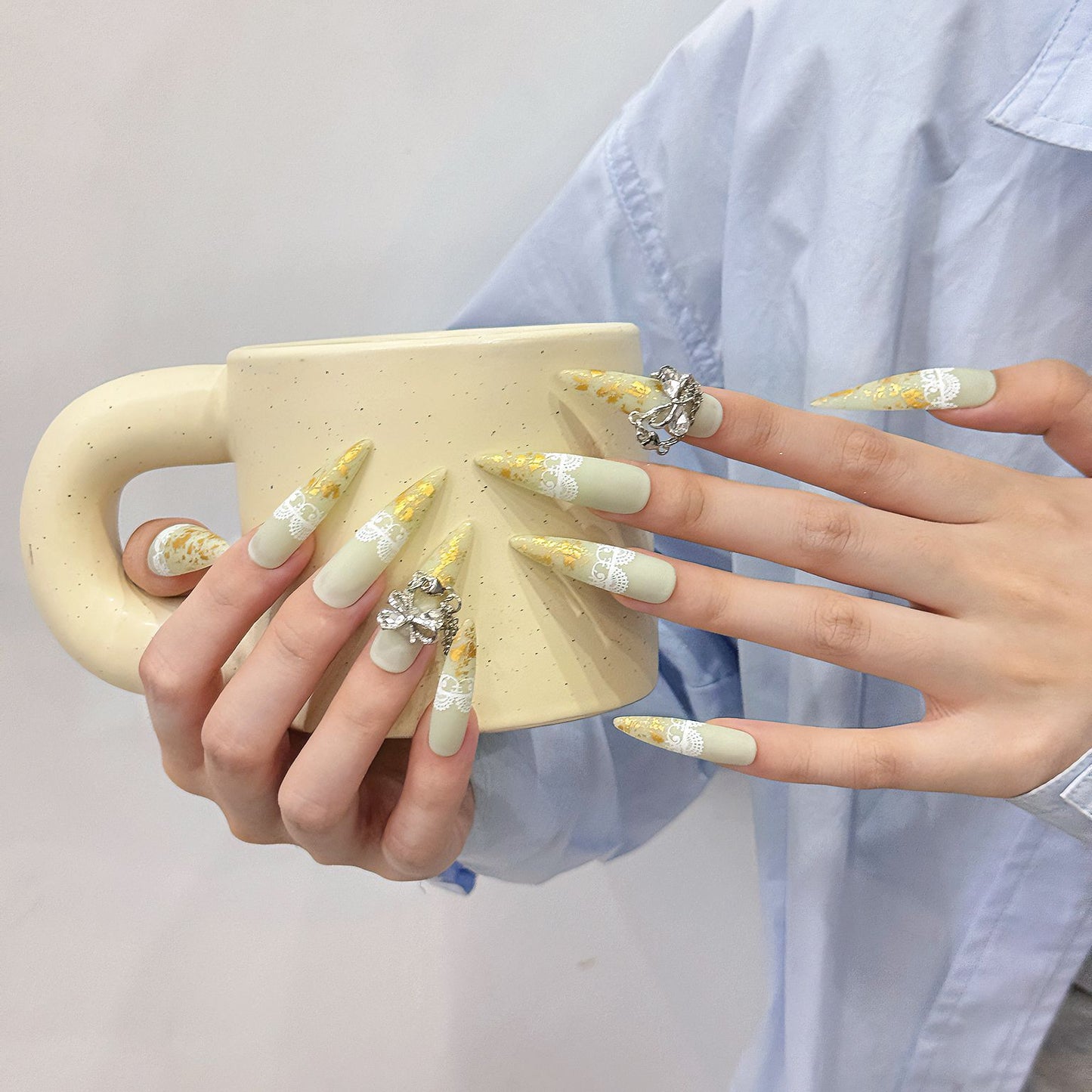 Unhas postiças artesanais puras, unhas postiças, beleza | 365nails