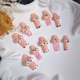 The Art Edit · Milky Peach Cow Dots