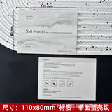 Artistic White Display Cards for Press On Nail Presentation (MOQ=50)