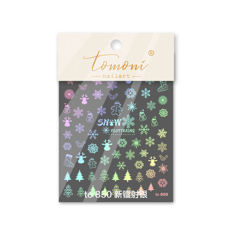 365nails: "luxury foil star, rose & holographic butterfly" – Nail Art Stickers