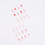 Série Abstract Face Press on nails Graffiti Color Block Line Nail Nail Press on nails Atacado｜365nails